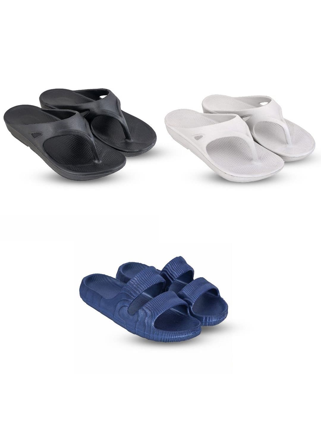 Feel alive Men Set of 4 Ultra-Comfortable Sliders - view 1