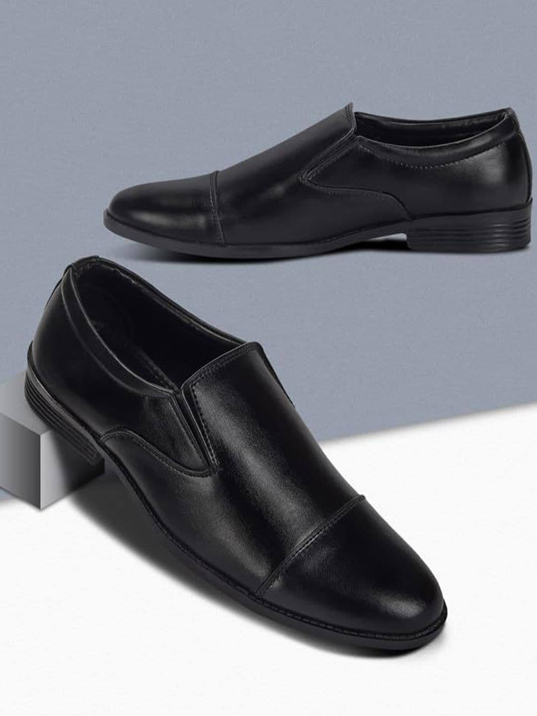 Paragon Men Round Toe Formal Slip-On Shoes - view 1