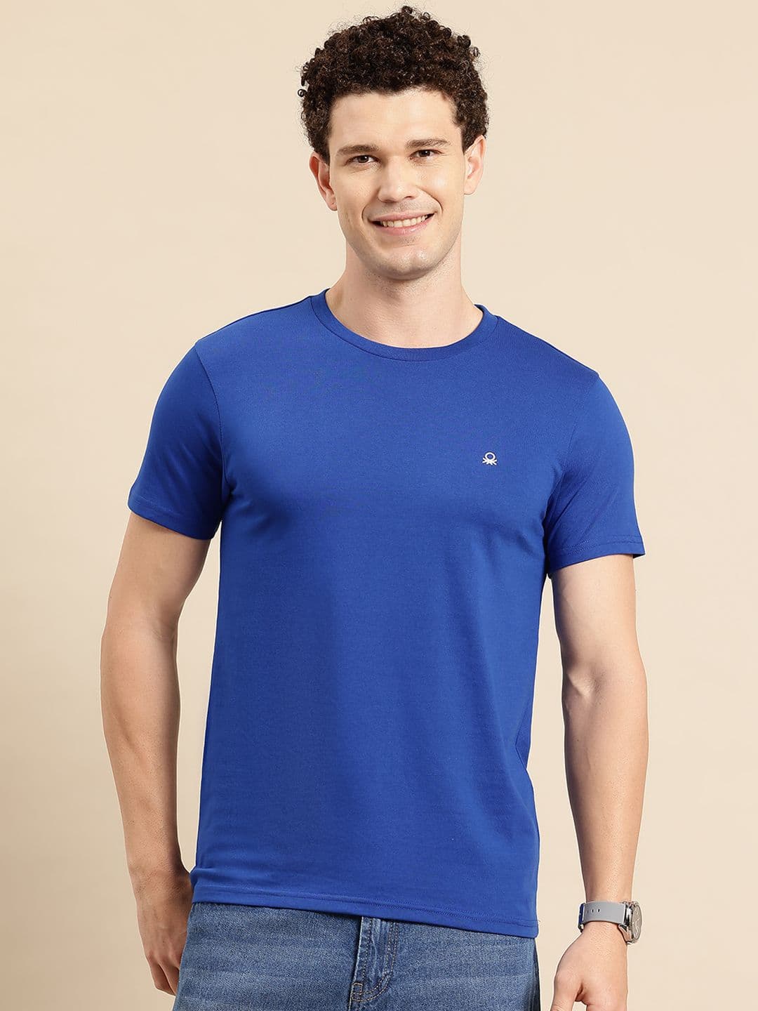 United Colors of Benetton Brand Logo Detail T-shirt - view 1