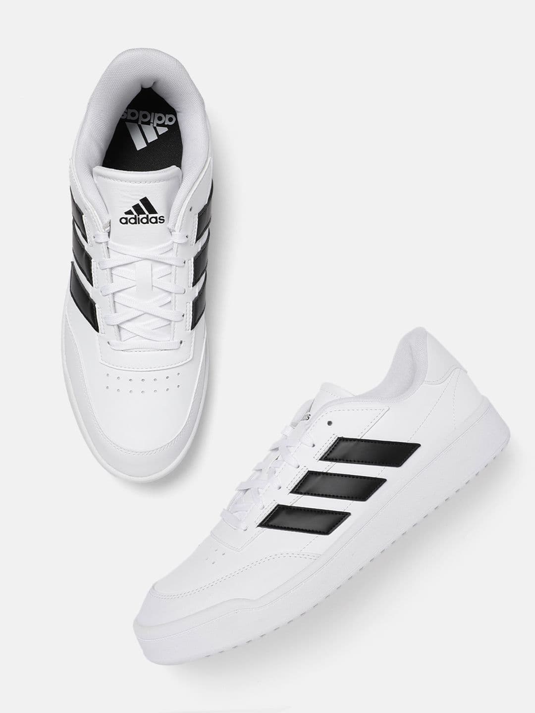 ADIDAS Men Courtblock IKD Leather Tennis Shoes - view 1