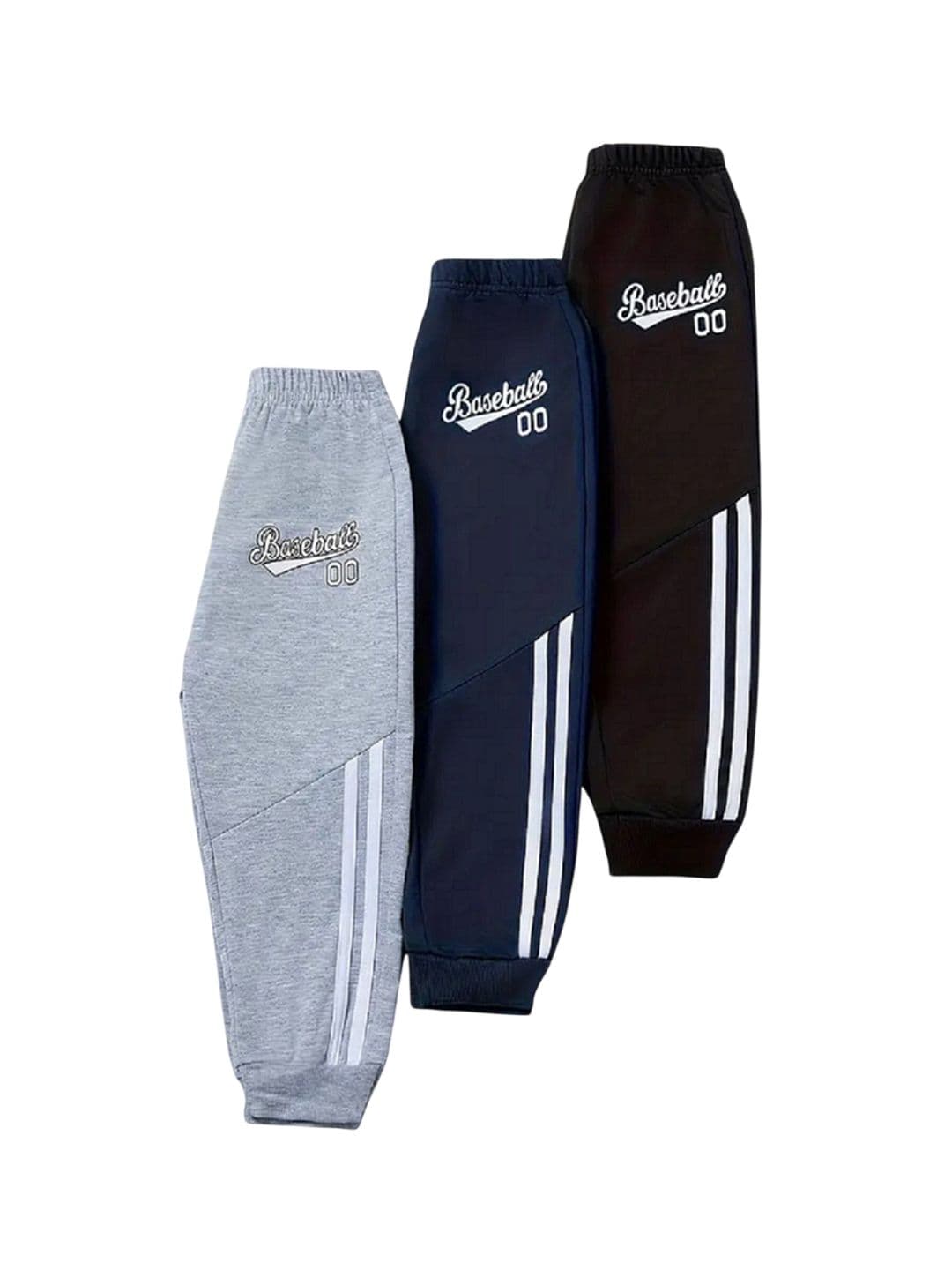 Kaff Boys Pack Of 3 Baseball Printed Joggers - view 1