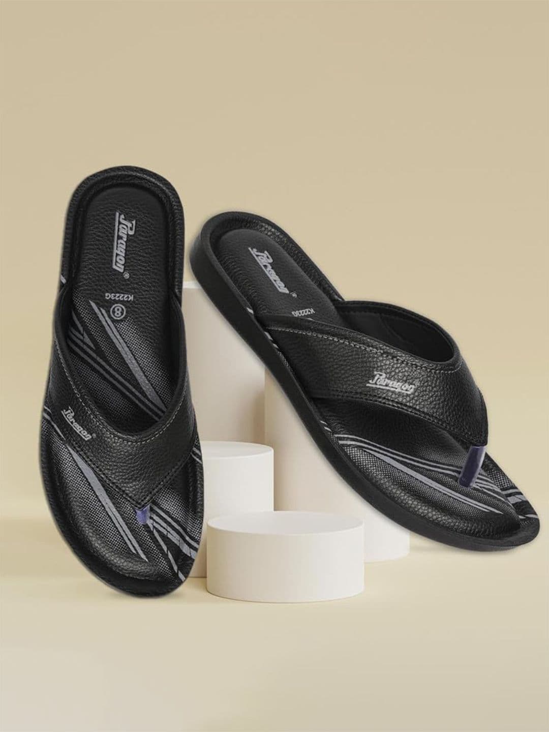 Paragon Men Textured Lightweight Comfort Flip Flops - view 1