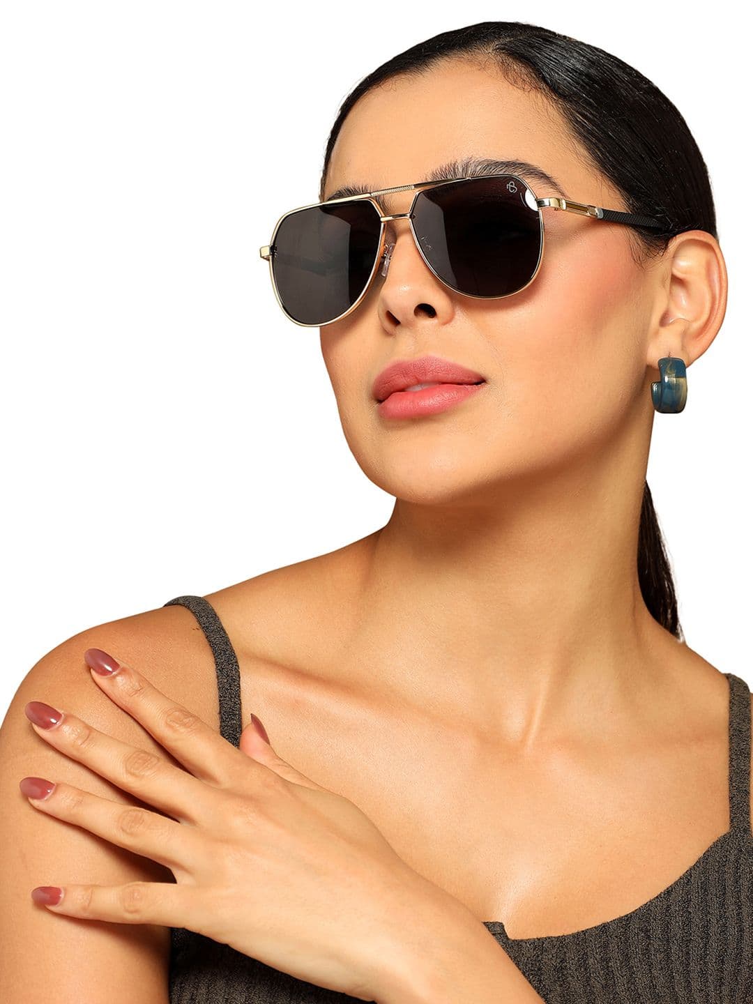 Eyejack by Voyage Aviator Sunglasses with Polarised and UV Protected Lens 8008PCL841 - view 1