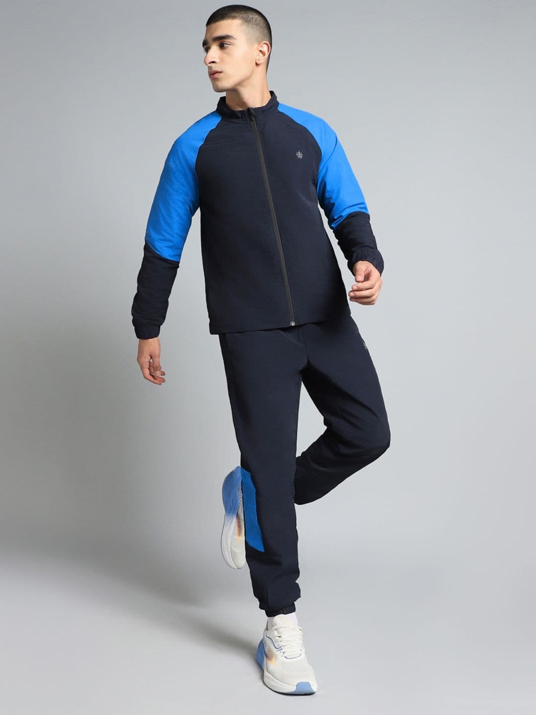 CULT Men Blue Run Forward All Weather Track Suit