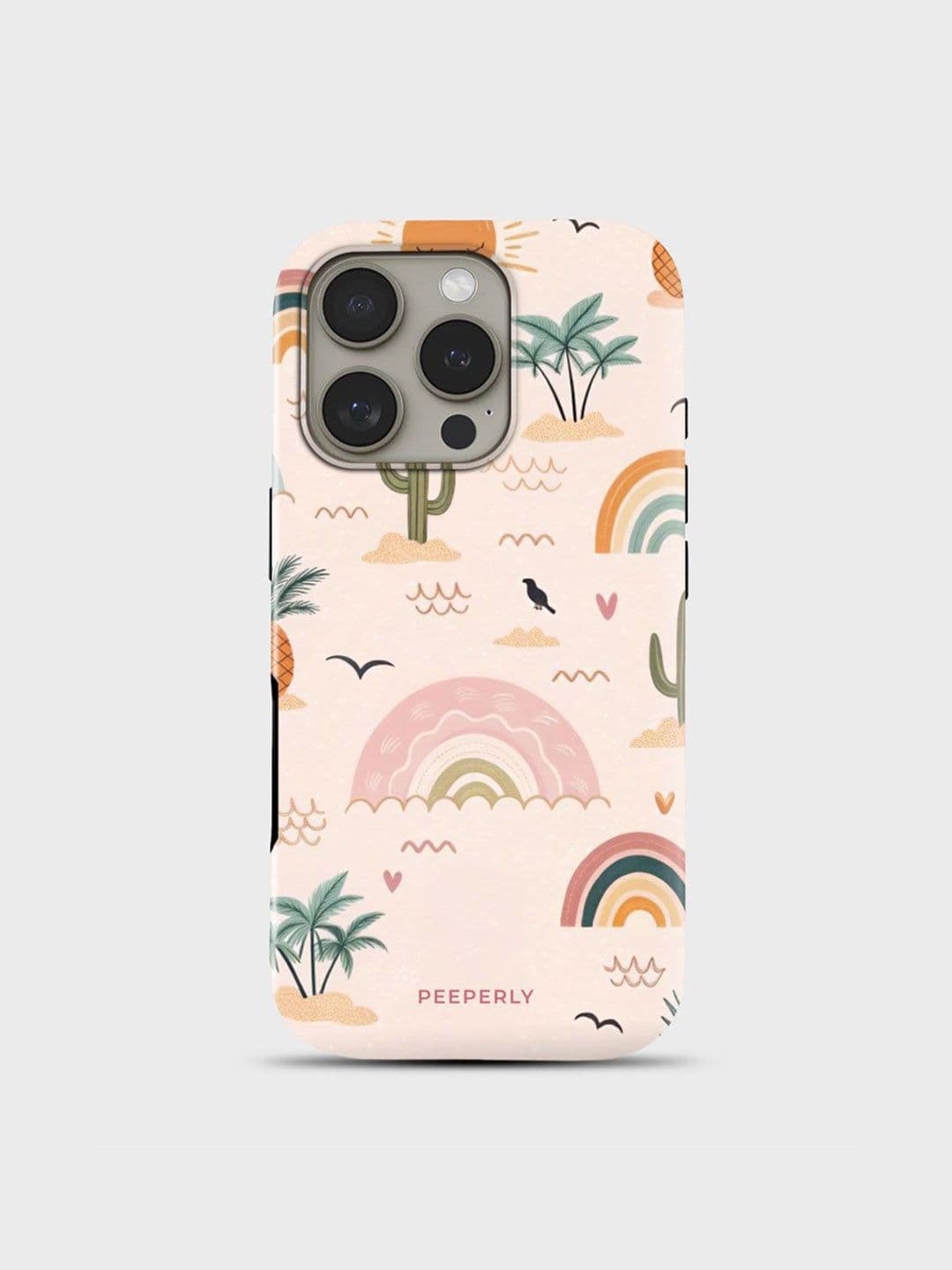 PEEPERLY Tropical Printed MagSafe Compatible iPhone 14 Plus Mobile Back Case