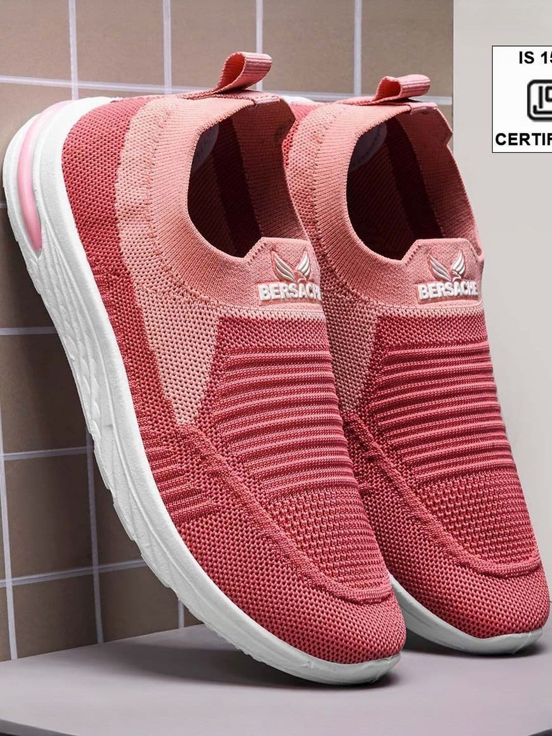 BERSACHE Men Mesh Running Non-Marking Shoes - view 1