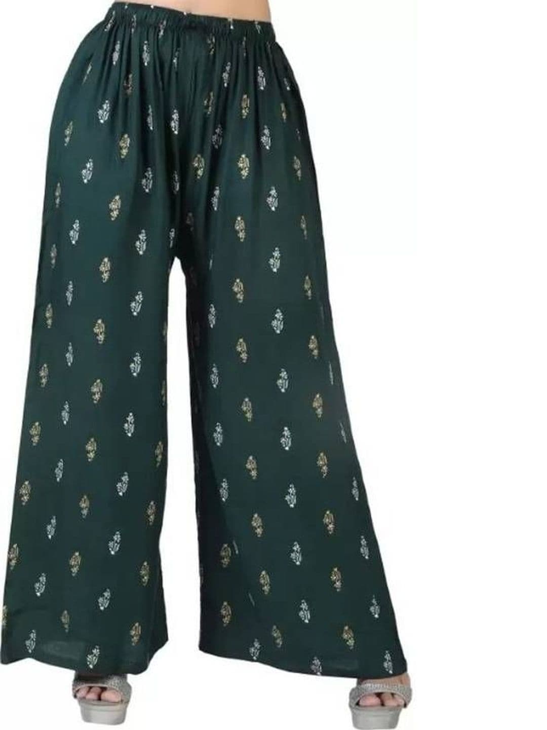 KIROTO Women Pack of 2 Ethnic Motifs Printed Palazzos - view 1
