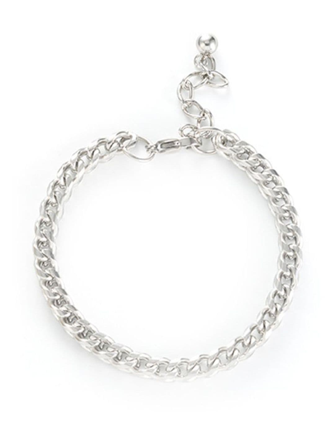 StyleCast x Revolte Men Handcrafted Silver-Plated Armlet Bracelet - view 1