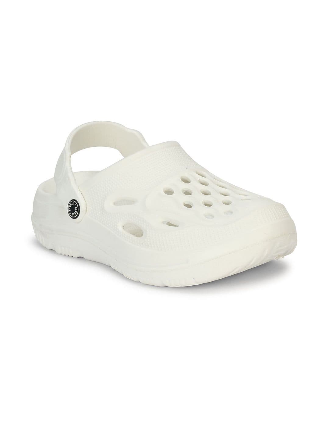 SKITE Men White Slip On Backstrap Clogs - view 1