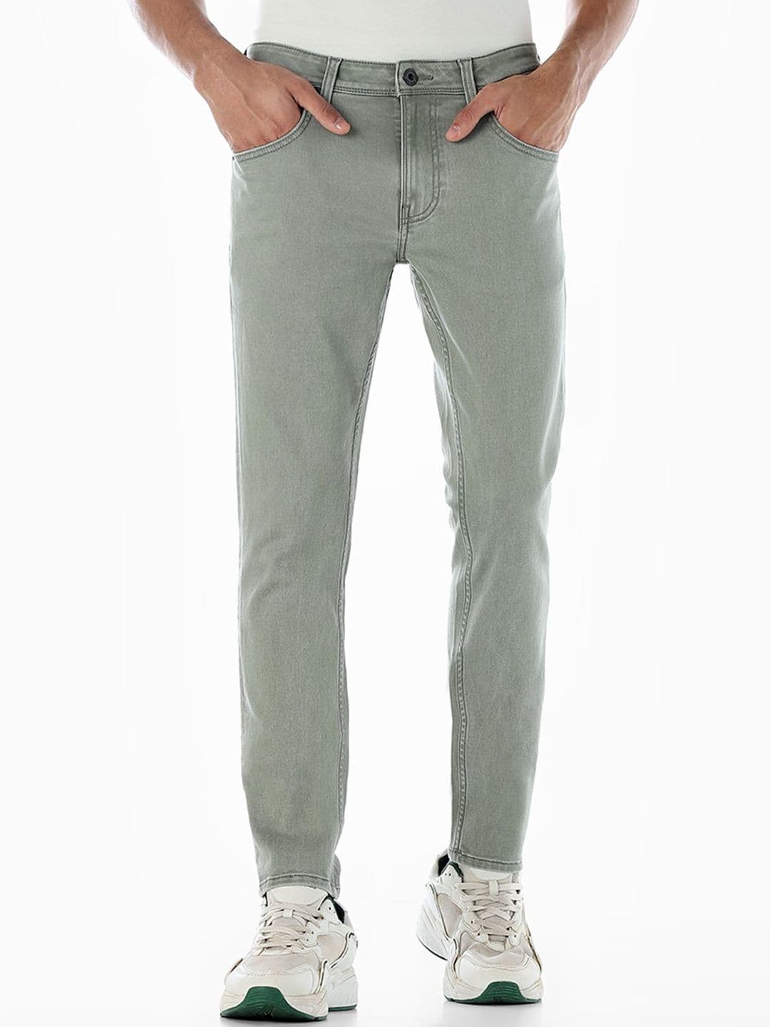 Jack & Jones Men Skinny Fit Low-Rise Stretchable Jeans - view 1