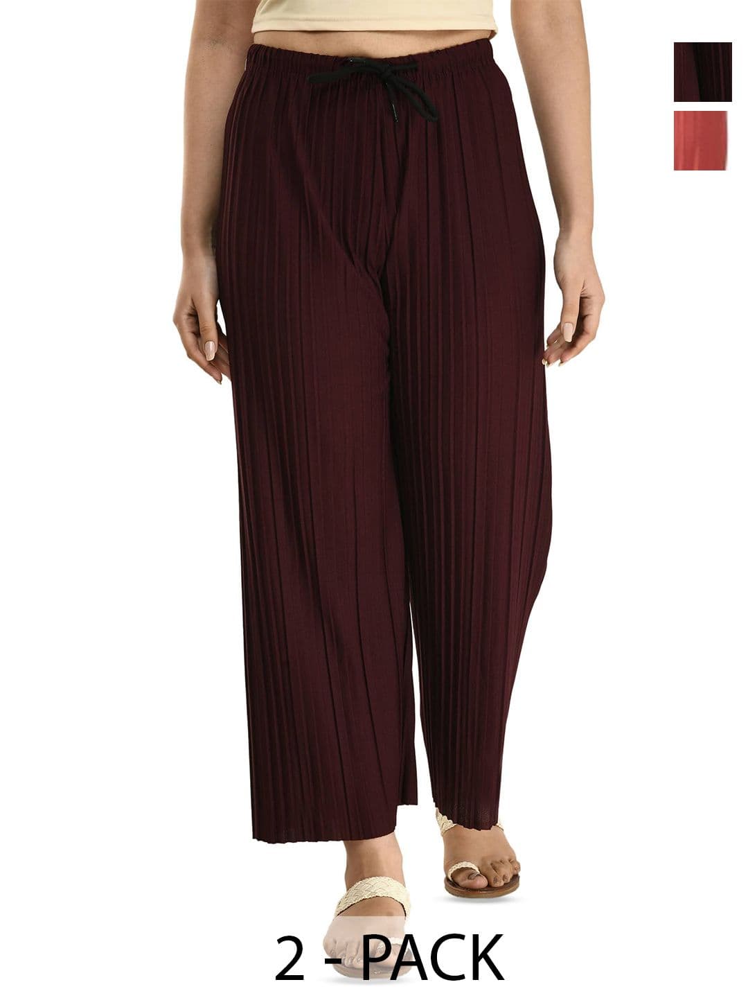 Gladly Women Pack Of 2 Straight Palazzos - view 1