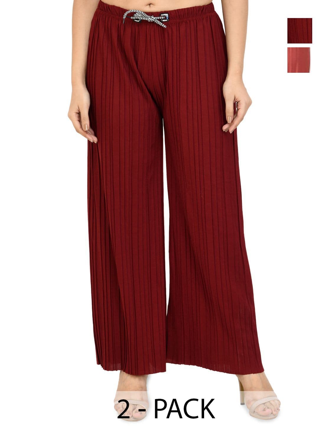 Gladly Women Pack of 2 Chambray Palazzos - view 1