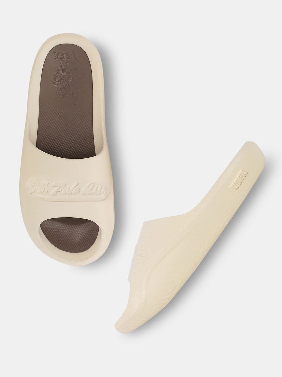 U.S. Polo Assn. Men Self Design Sliders - view 1