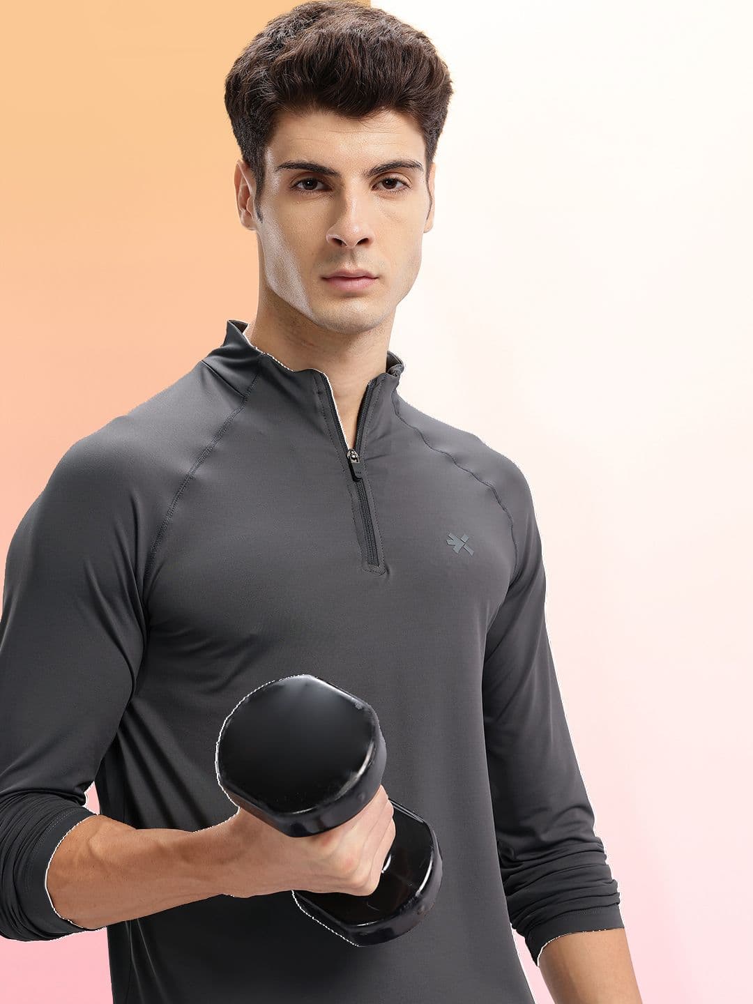 HRX by Hrithik Roshan Men High Neck T-shirt - view 1