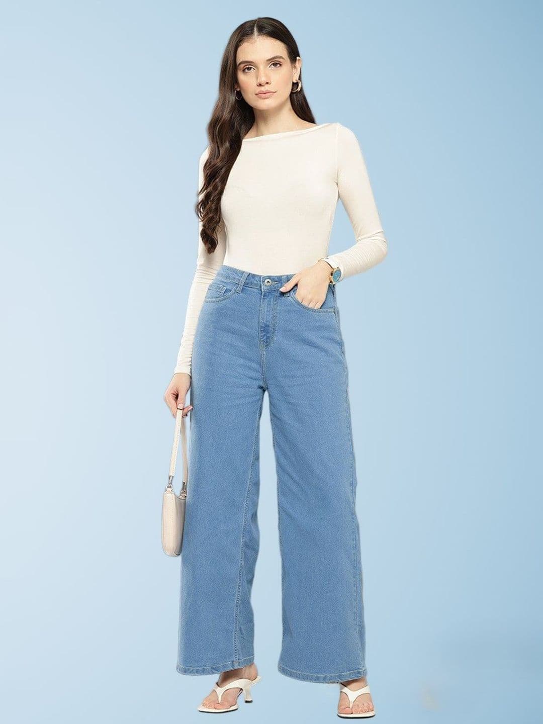 Aadvi Fashion Women Jean Relaxed Fit High-Rise Stretchable Jeans - view 1