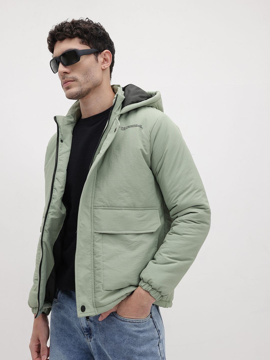 The Roadster Life Co. Hooded Padded Jacket - view 1