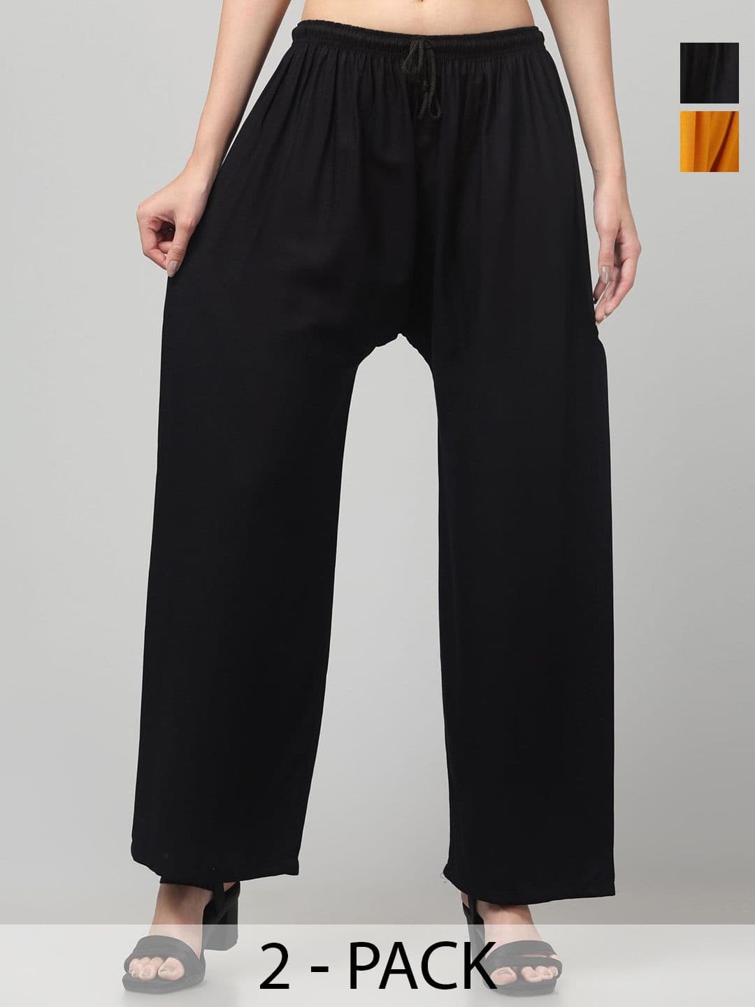 AFFLEON Women Pack of 2 Palazzos - view 1