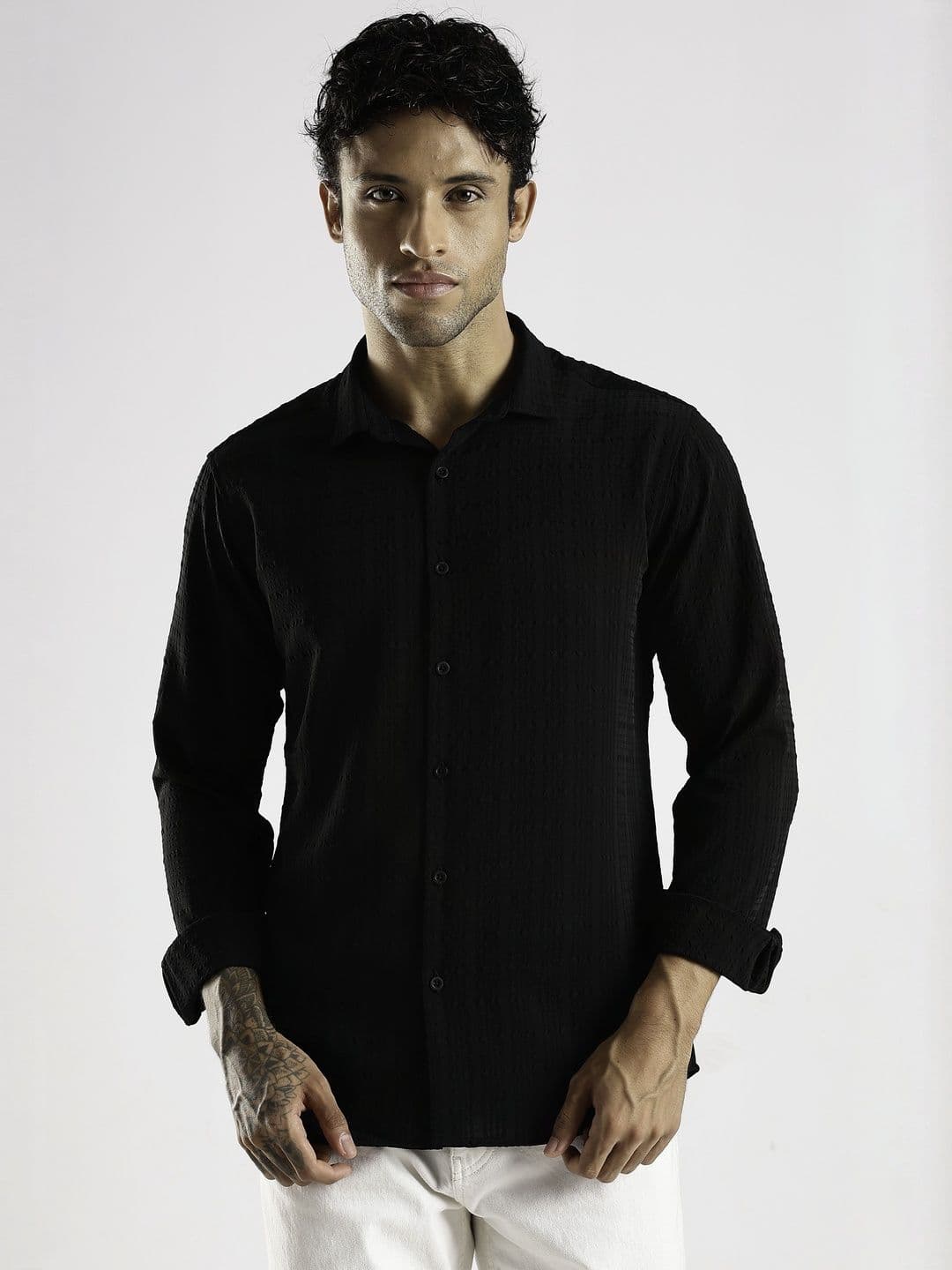 HERE&NOW Men Slim Fit Casual Shirt - view 1