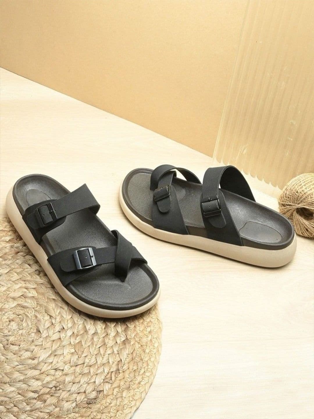Ifah Men Open Toe Flats - view 1