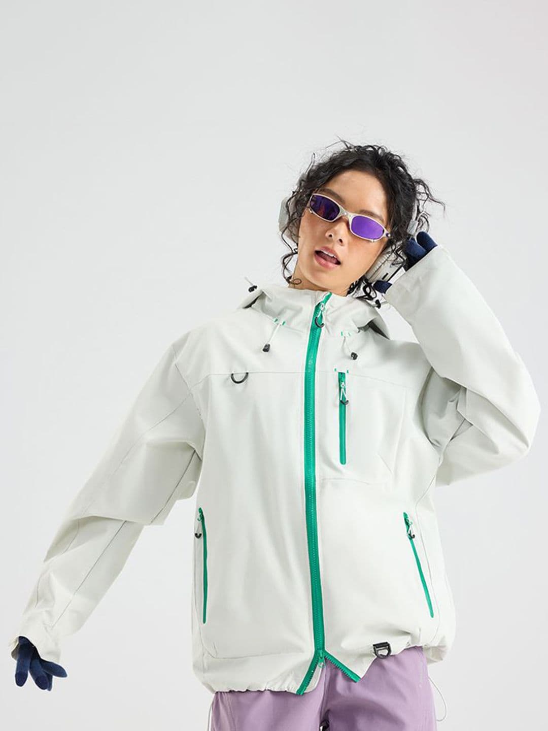 StyleCast x Revolte Men Hooded Solid Windcheater Tailored Jacket - view 1
