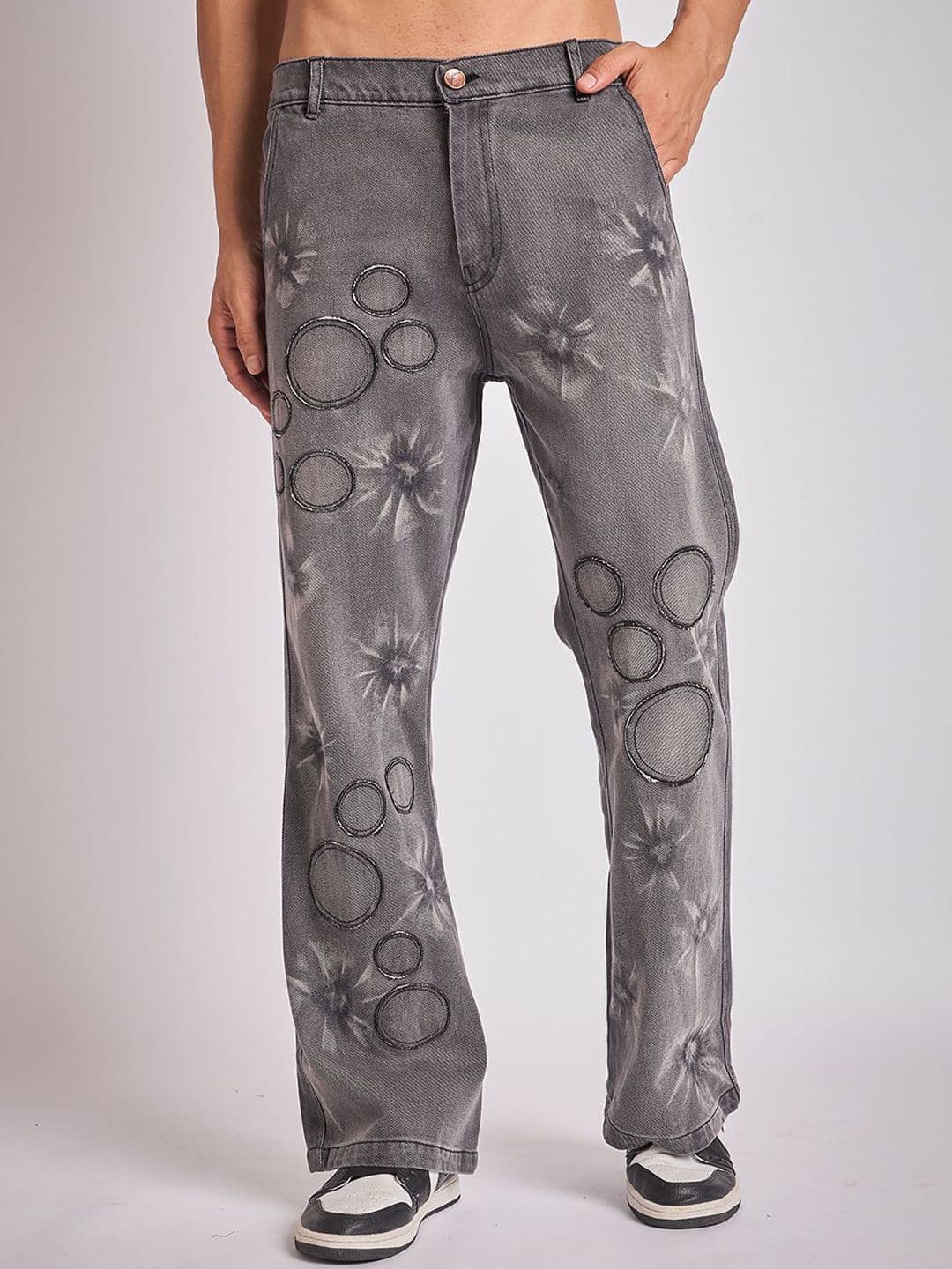 FUGAZEE Men Straight Fit Mid-Rise Highly Distressed Light Fade Jeans - view 1
