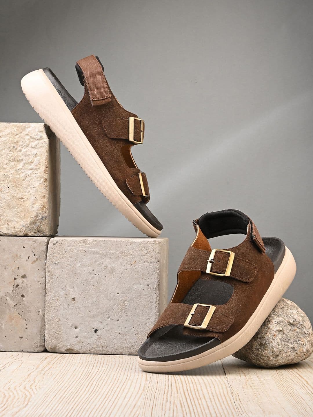 AfroJack Men Velcro Comfort Sandals - view 1
