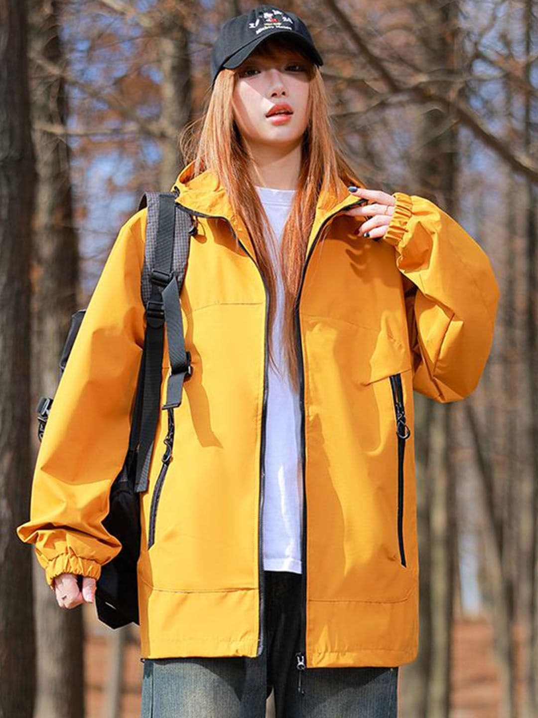StyleCast x Revolte Men Hooded Solid Windcheater Tailored Jacket - view 1