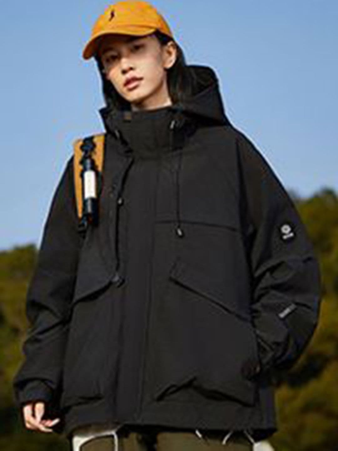 StyleCast x Revolte Men Hooded Solid Windcheater Tailored Jacket - view 1