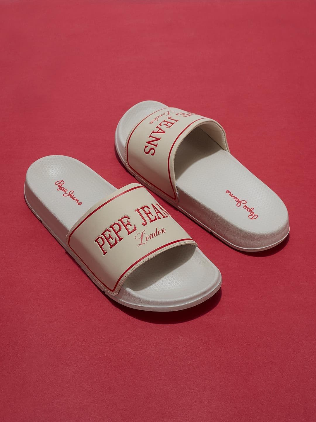 Pepe Jeans Men Printed Sliders - view 1