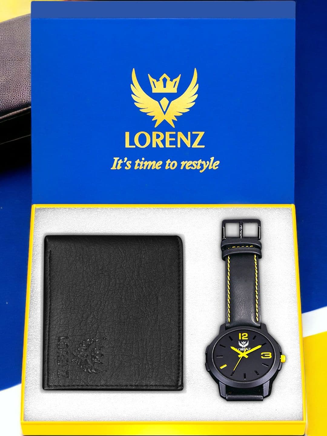 LORENZ Men Accessory Gift Set of Watch and Wallet - view 1