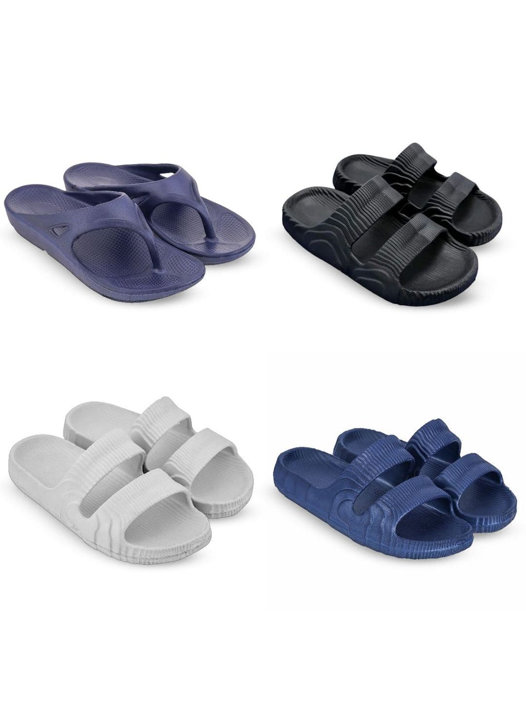 Feel alive Set of 4 Men Ultra-Comfortable Lightweight Clogs - view 1