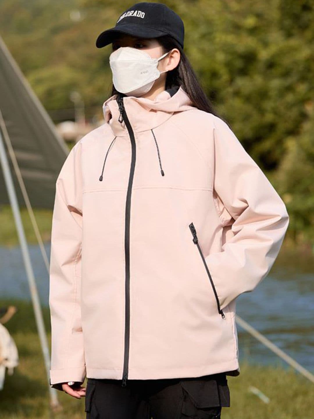 StyleCast x Revolte Men Hooded Solid Windcheater Tailored Jacket - view 1