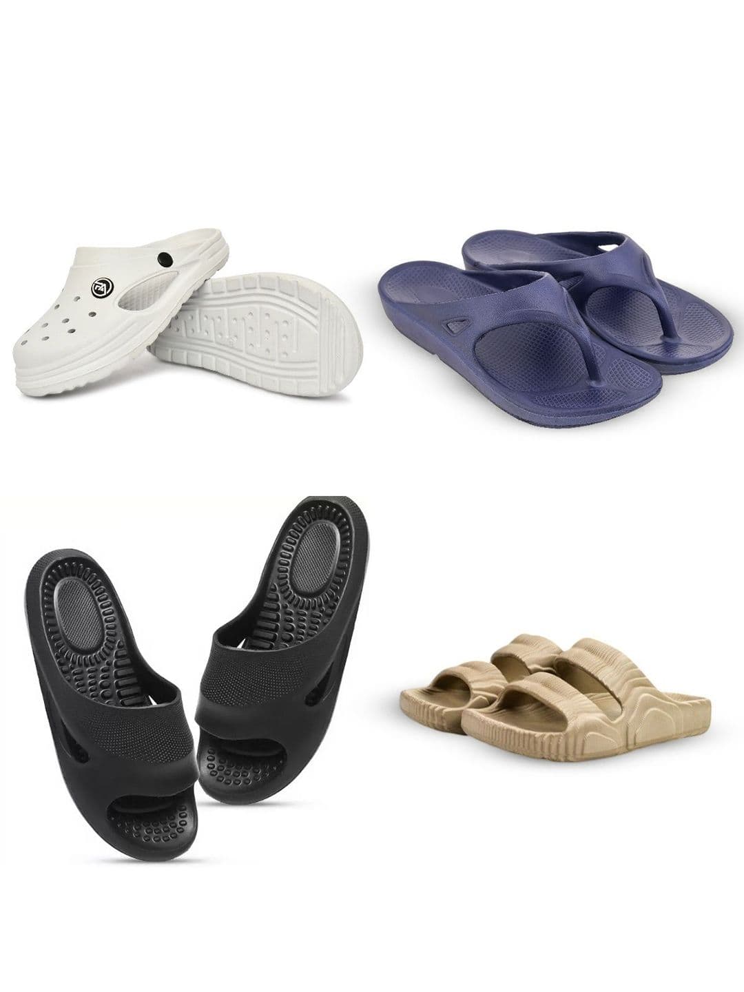 Feel alive Men Set of 4 Lightweight Flip Flops - view 1