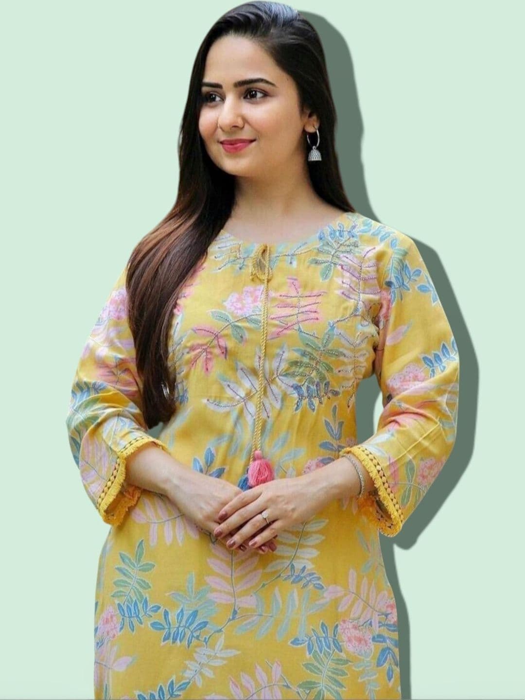 MK CREATION Women Floral Printed Floral Kurta - view 1