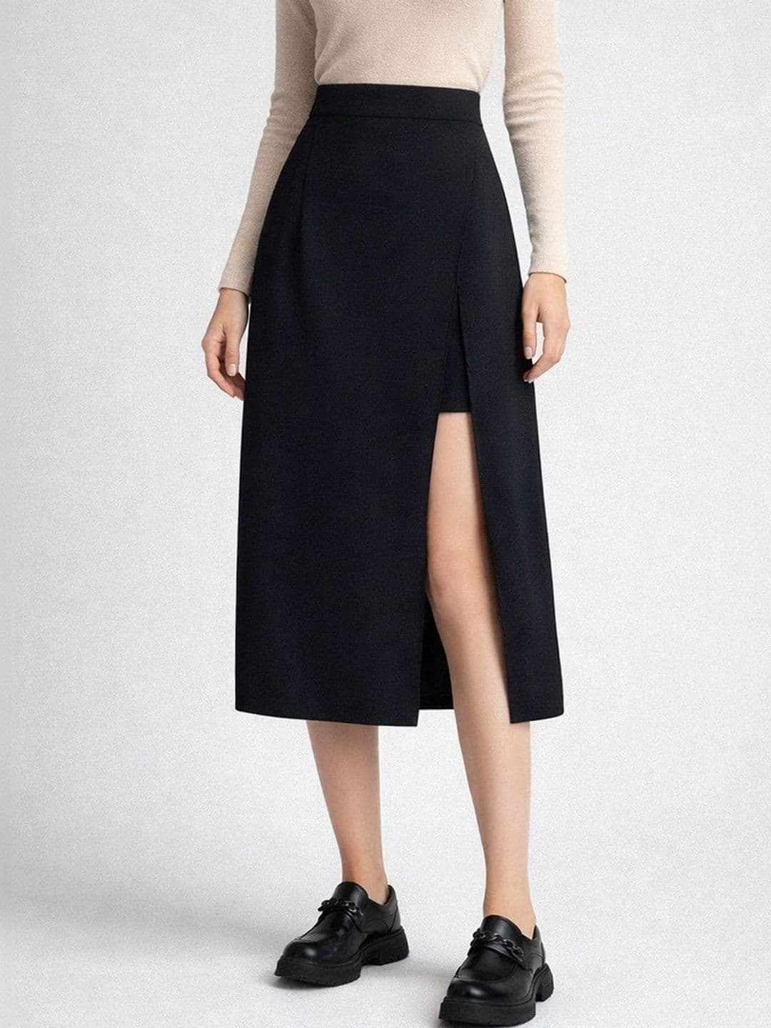 Suo Women Maxi A-Line Skirt - view 1