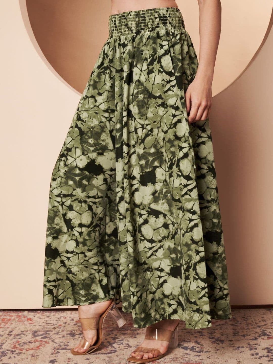 LookShine Women Printed Flared Palazzos - view 1