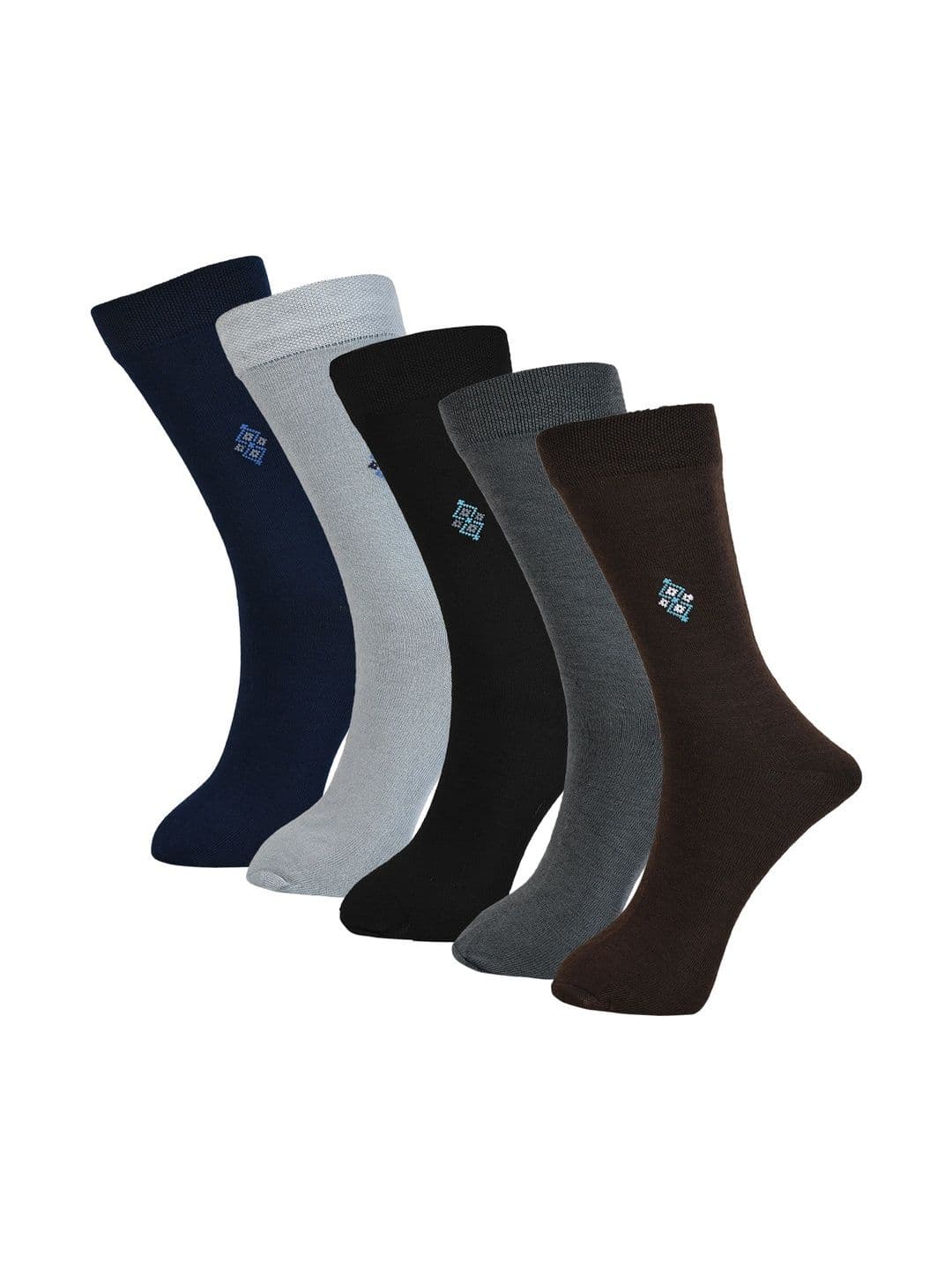 ME Stores Men Pack of 5 Cotton Blend Assorted Calf Length Socks - view 1