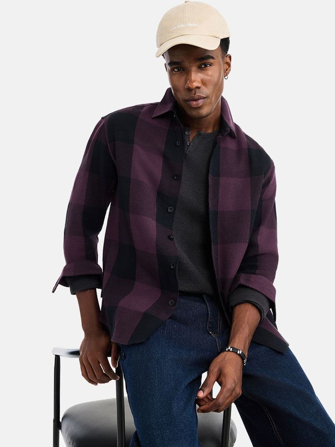 Snitch Men Horizontal Stripes Striped Casual Shirt - view 1