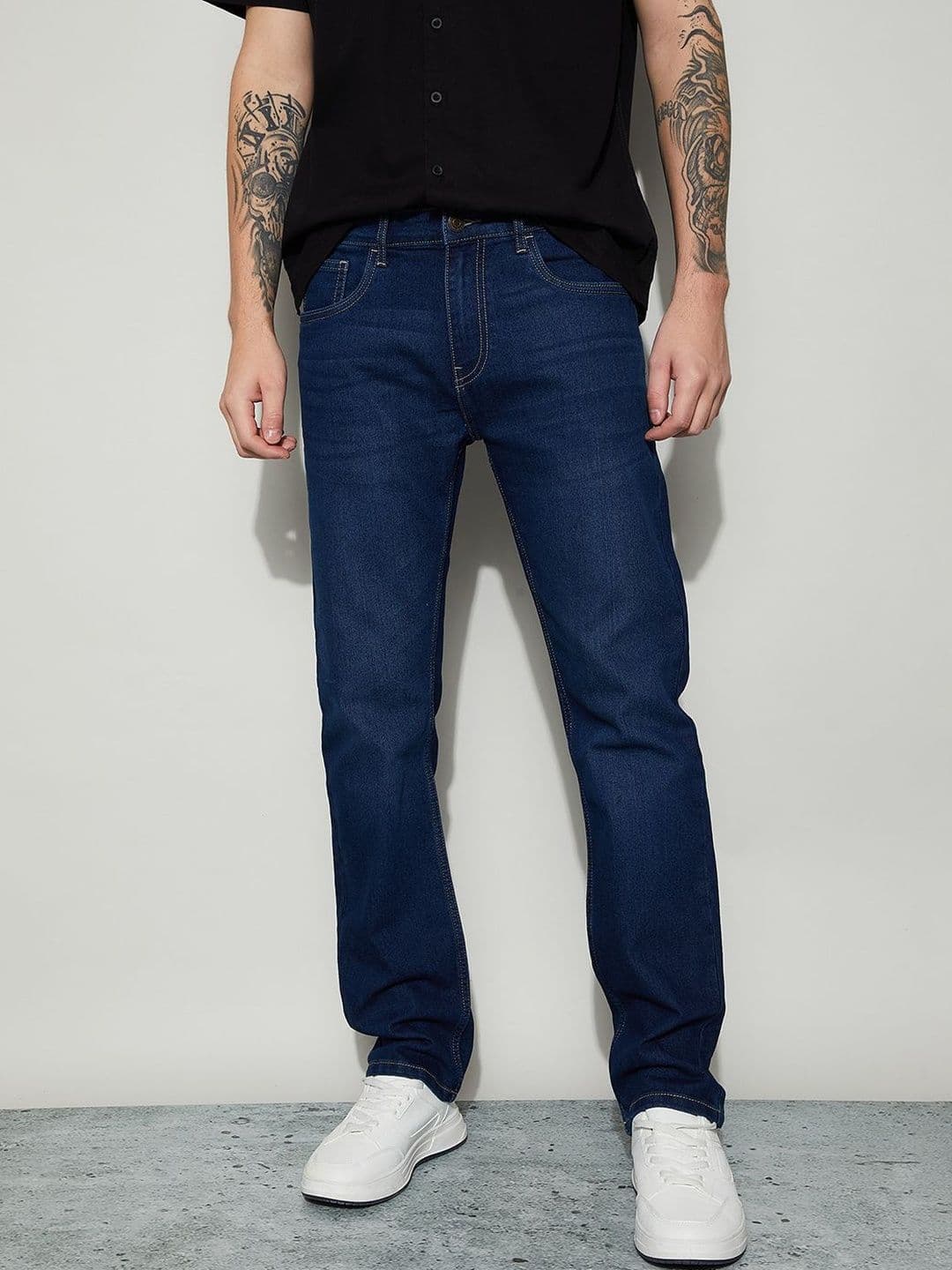 Fame Forever by Lifestyle Men Tapered Fit Mid-Rise Jeans - view 1