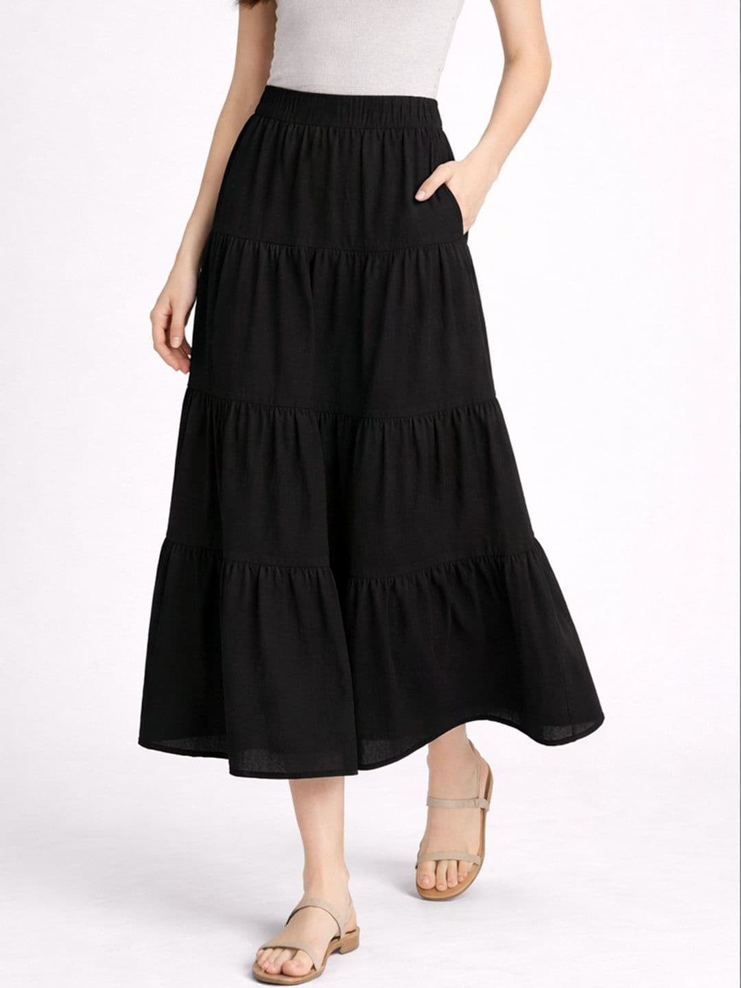 Mast & Harbour Women Maxi Skirts - view 1