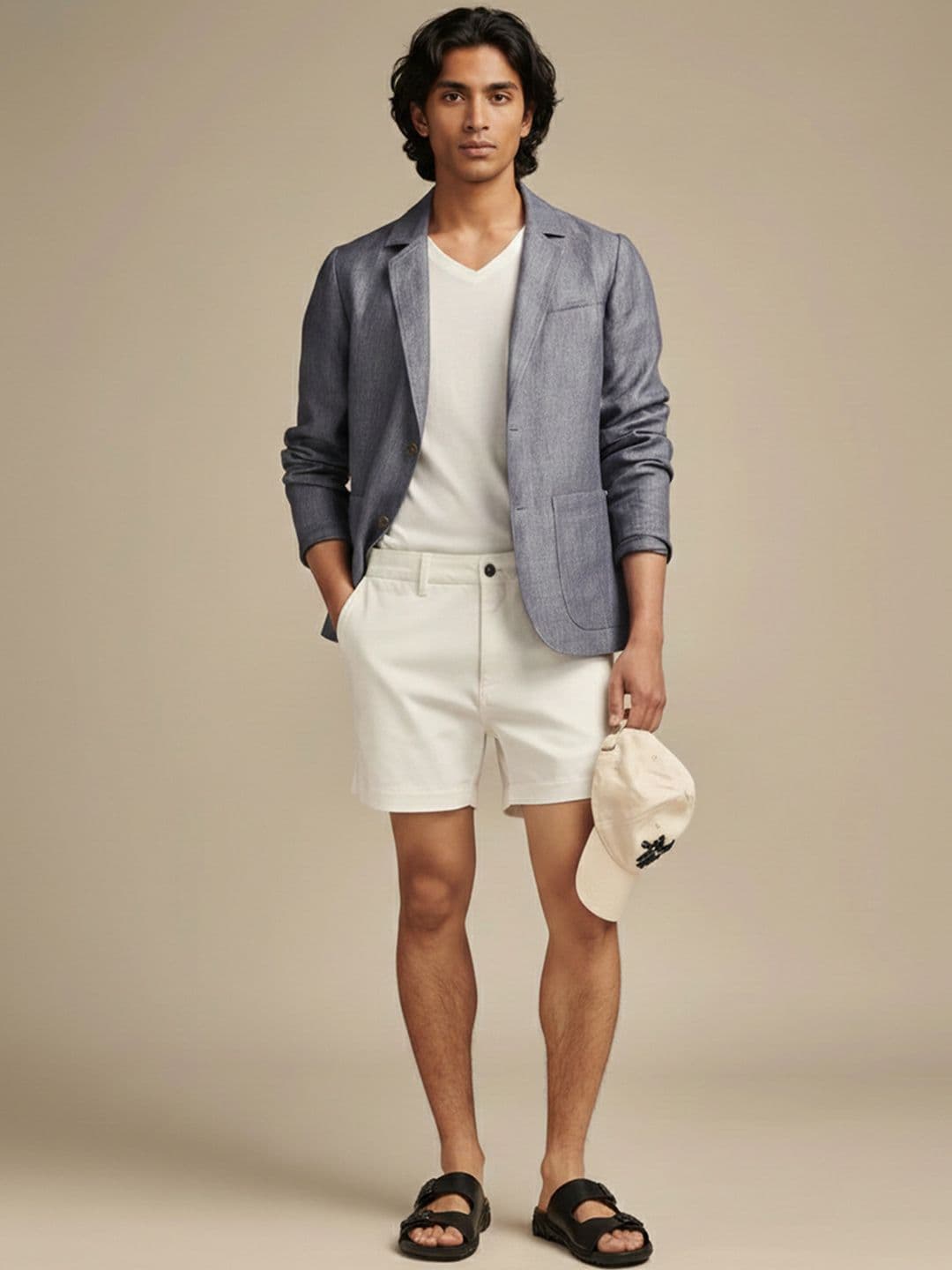 J.FONTINI Men Leather Comfort Sandals - view 1