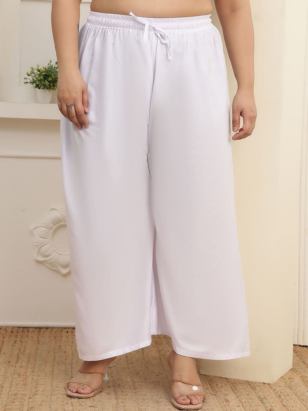 KALINI Women Flared Ethnic Palazzos - view 1