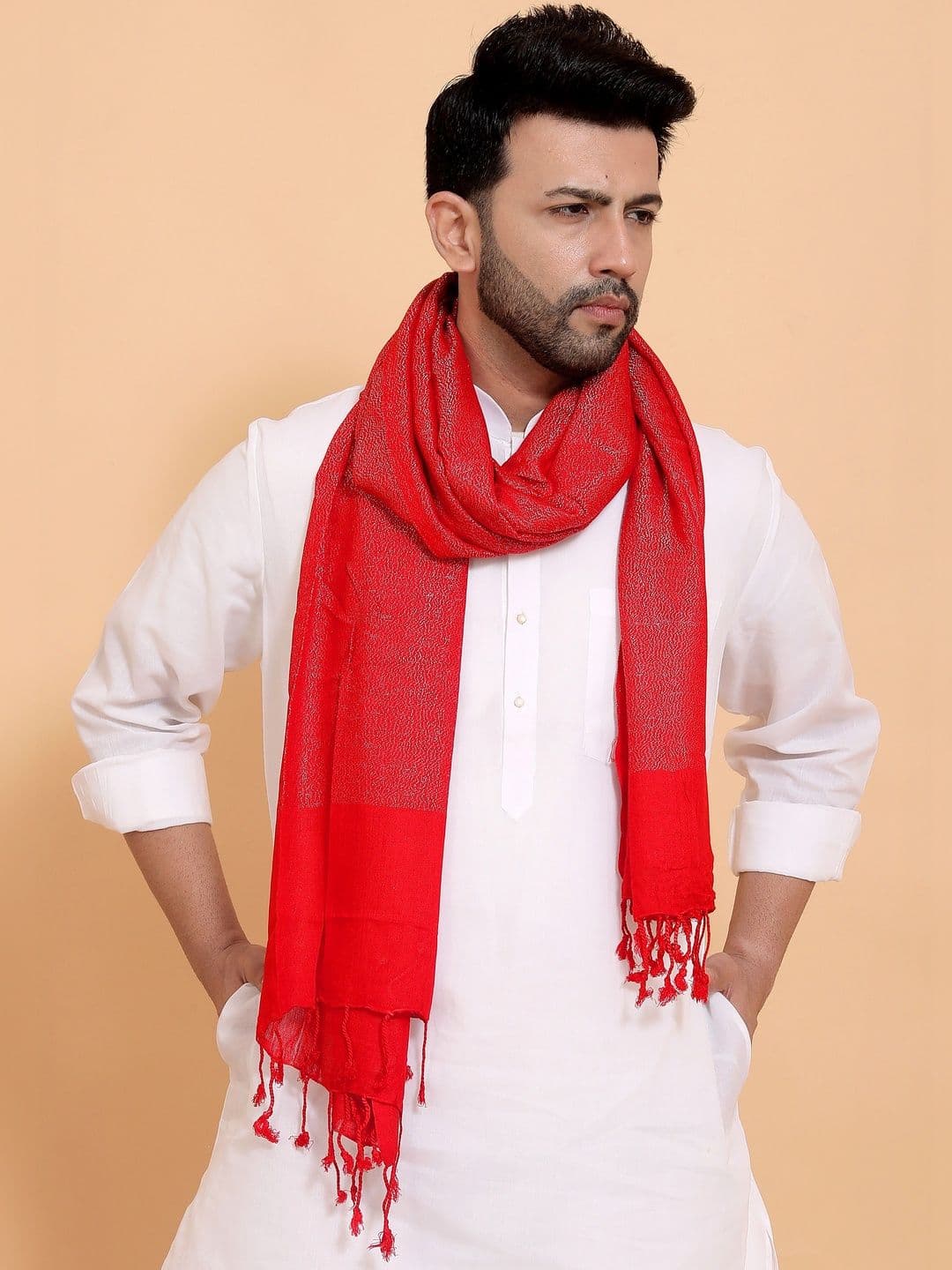 EBADAT Men Embroidered Scarf - view 1
