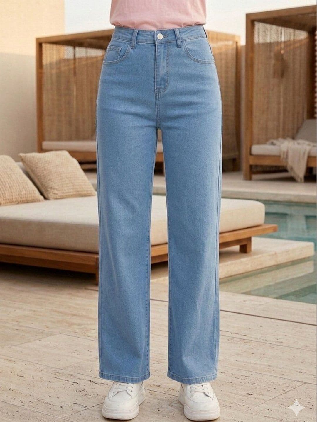 SZN Women Straight Fit High-Rise Stretchable Jeans - view 1