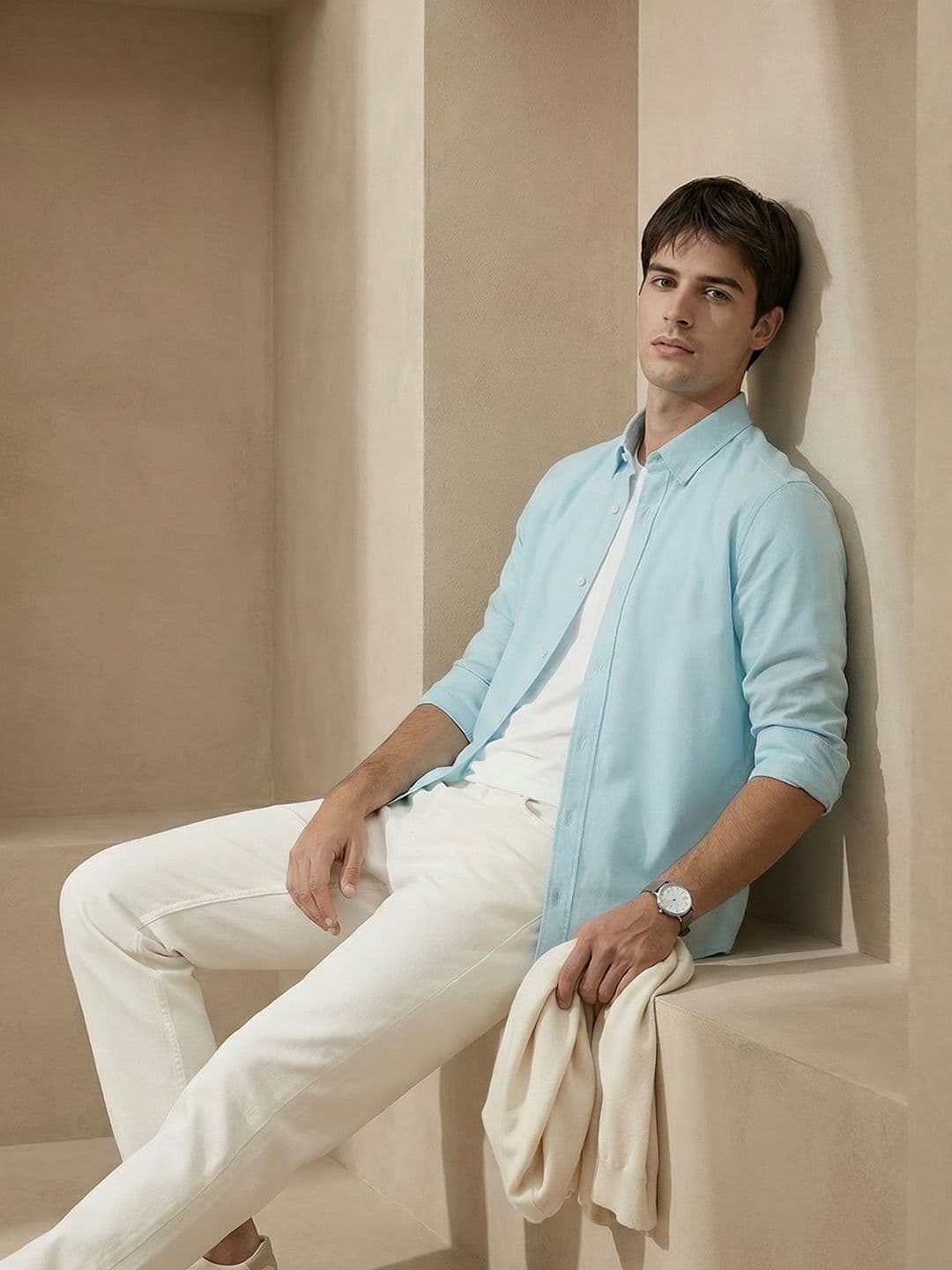 THE SHIRT CODE Slim Fit Checked Casual Shirt - view 1