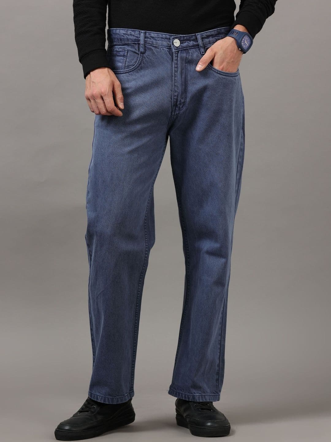Kolor Fusion Men Loose Mid-Rise Light Fade Jeans - view 1