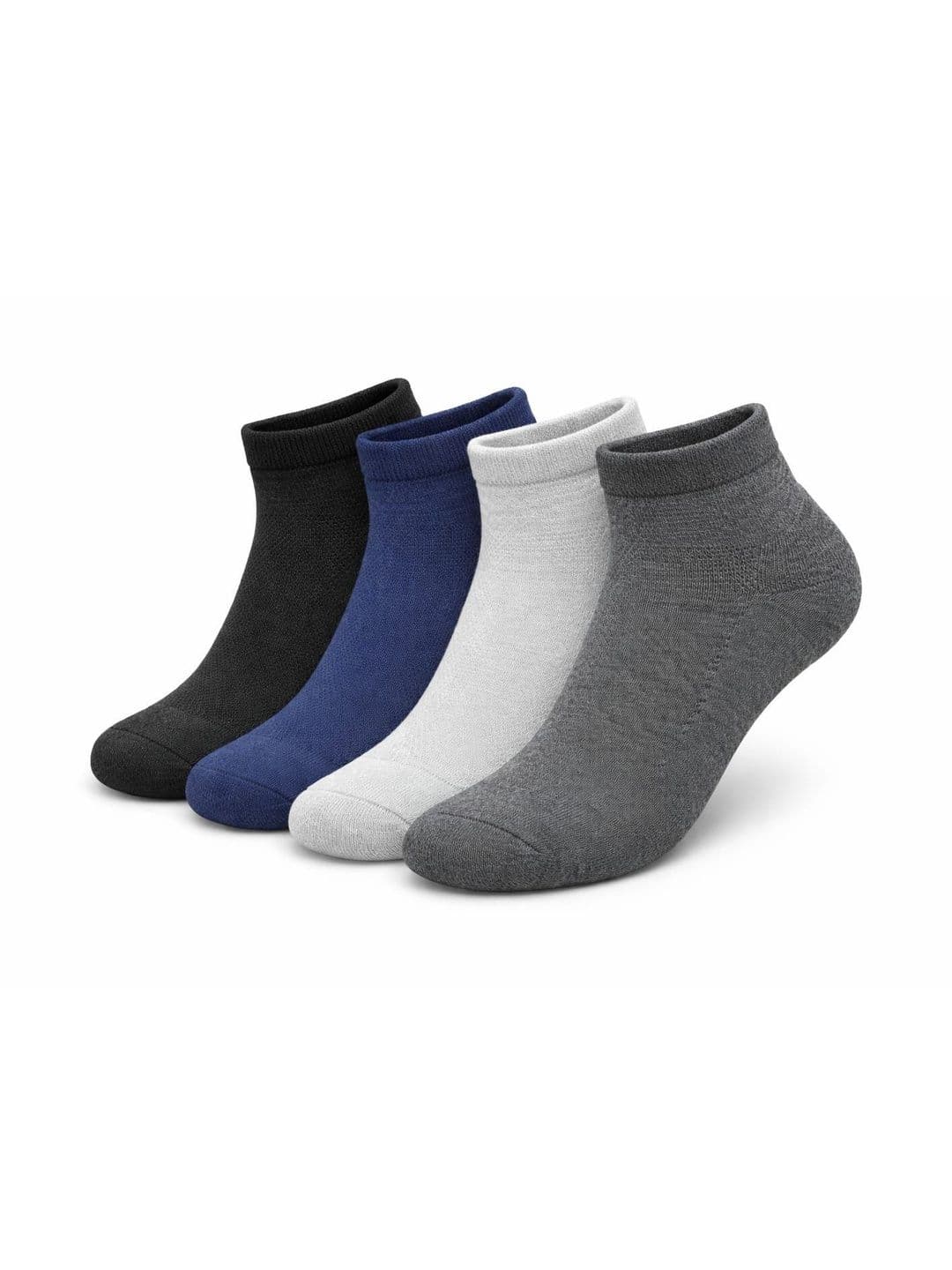 Sloxie Men Pack of 4 Cotton Assorted Ankle Length Socks - view 1