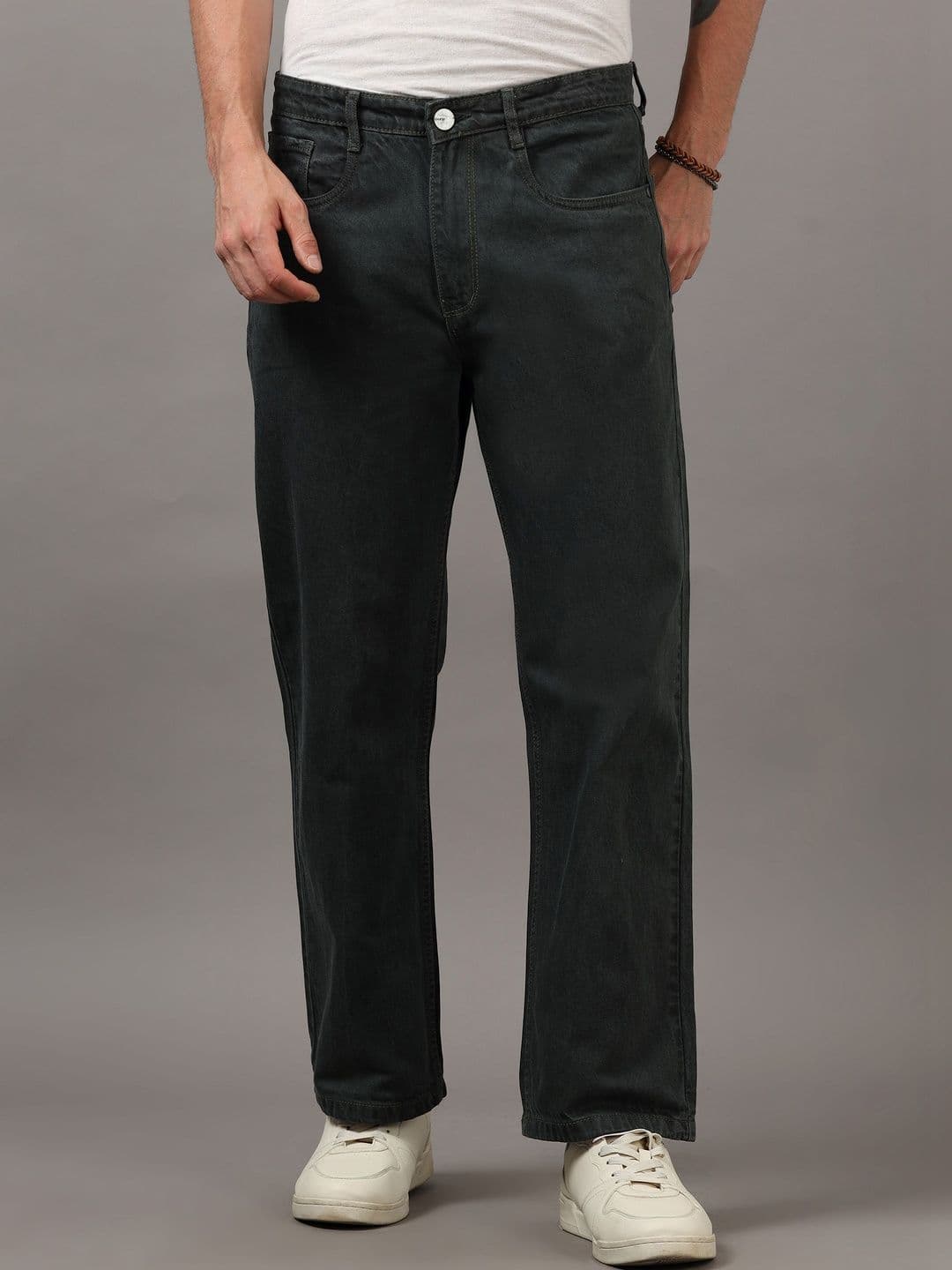 Kolor Fusion Men Loose Mid-Rise Light Fade Jeans - view 1