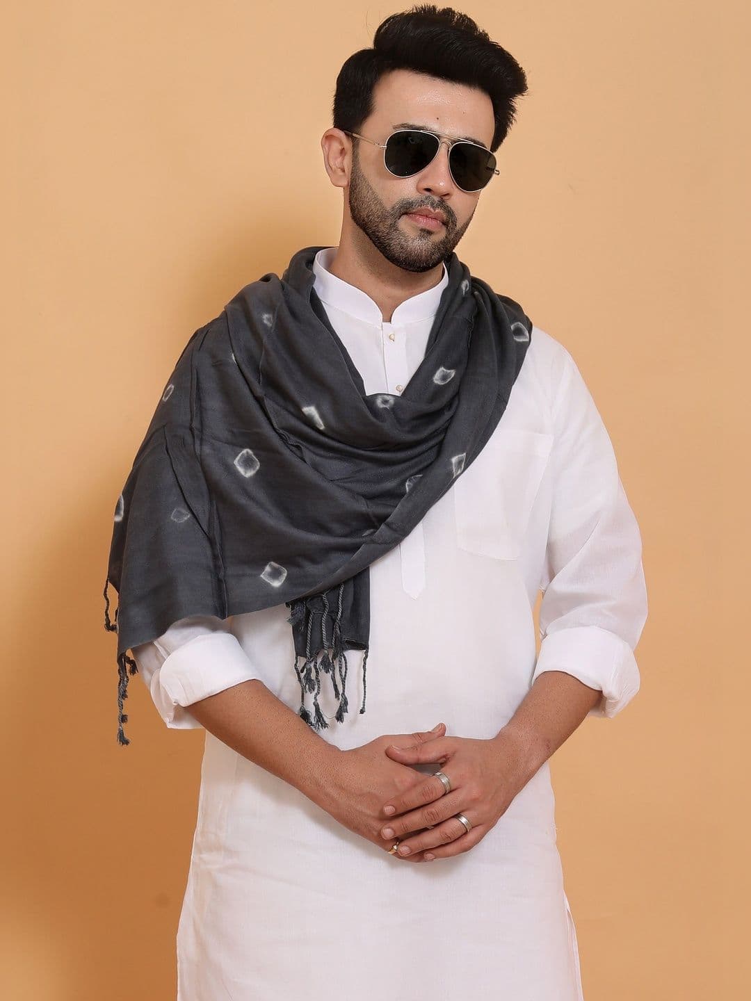 EBADAT Men Printed Scarf - view 1