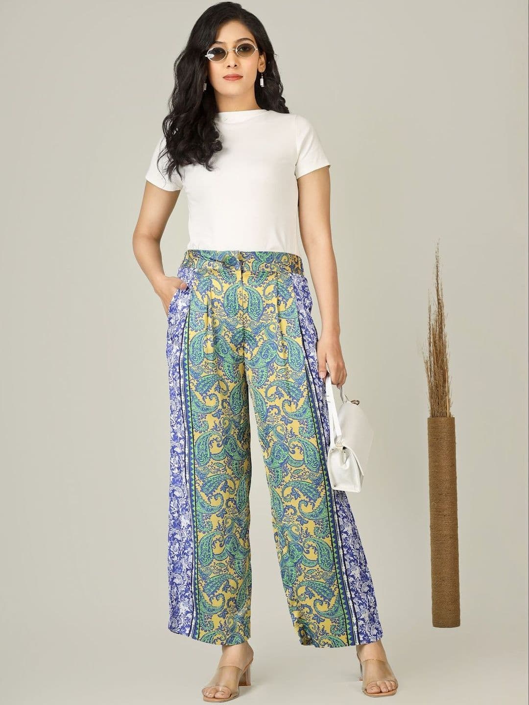 Sukshat Women Printed Ethnic Palazzos - view 1
